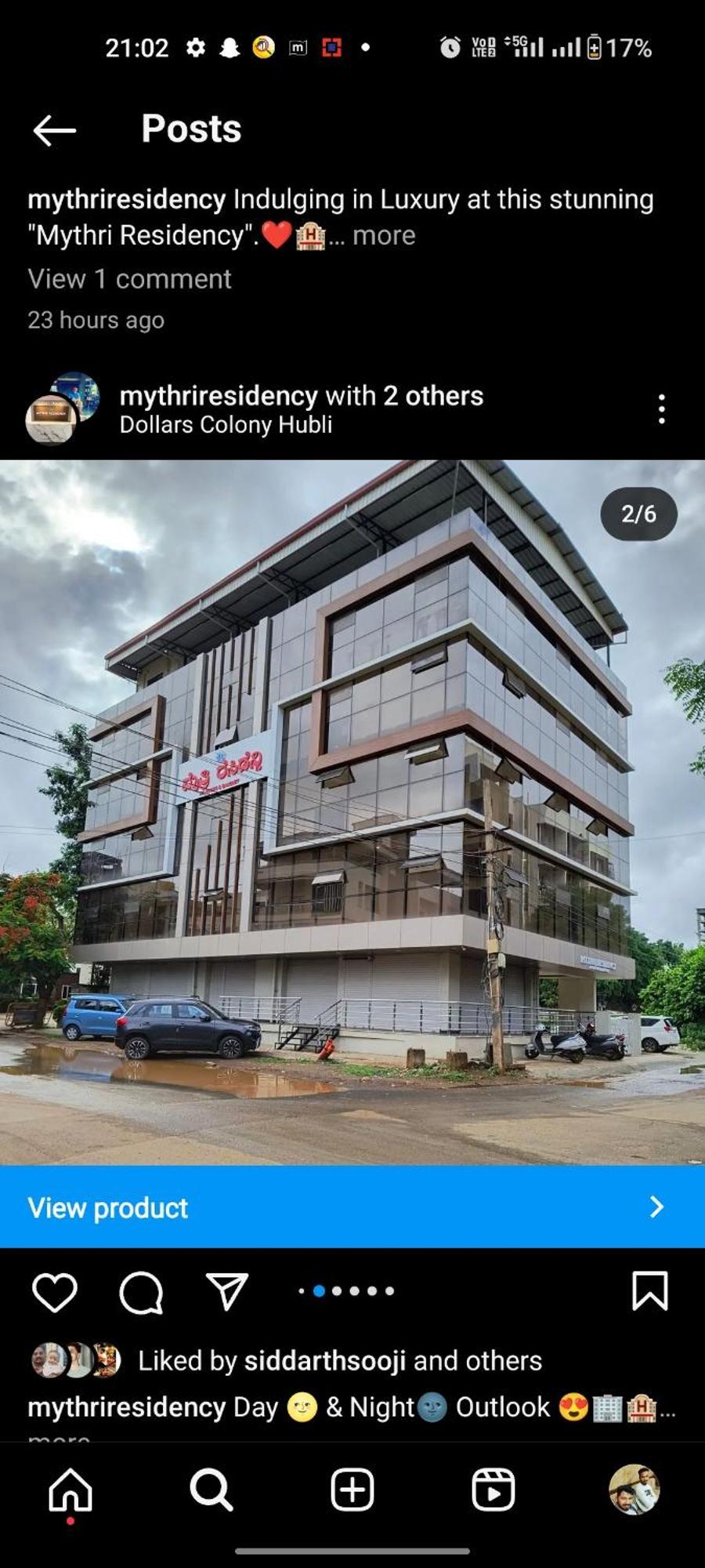 Mythri Residency Hotel Hubli Exterior foto